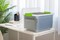 IRIS USA Letter Legal Size Plastic File Box, Home Organizing Storage Container